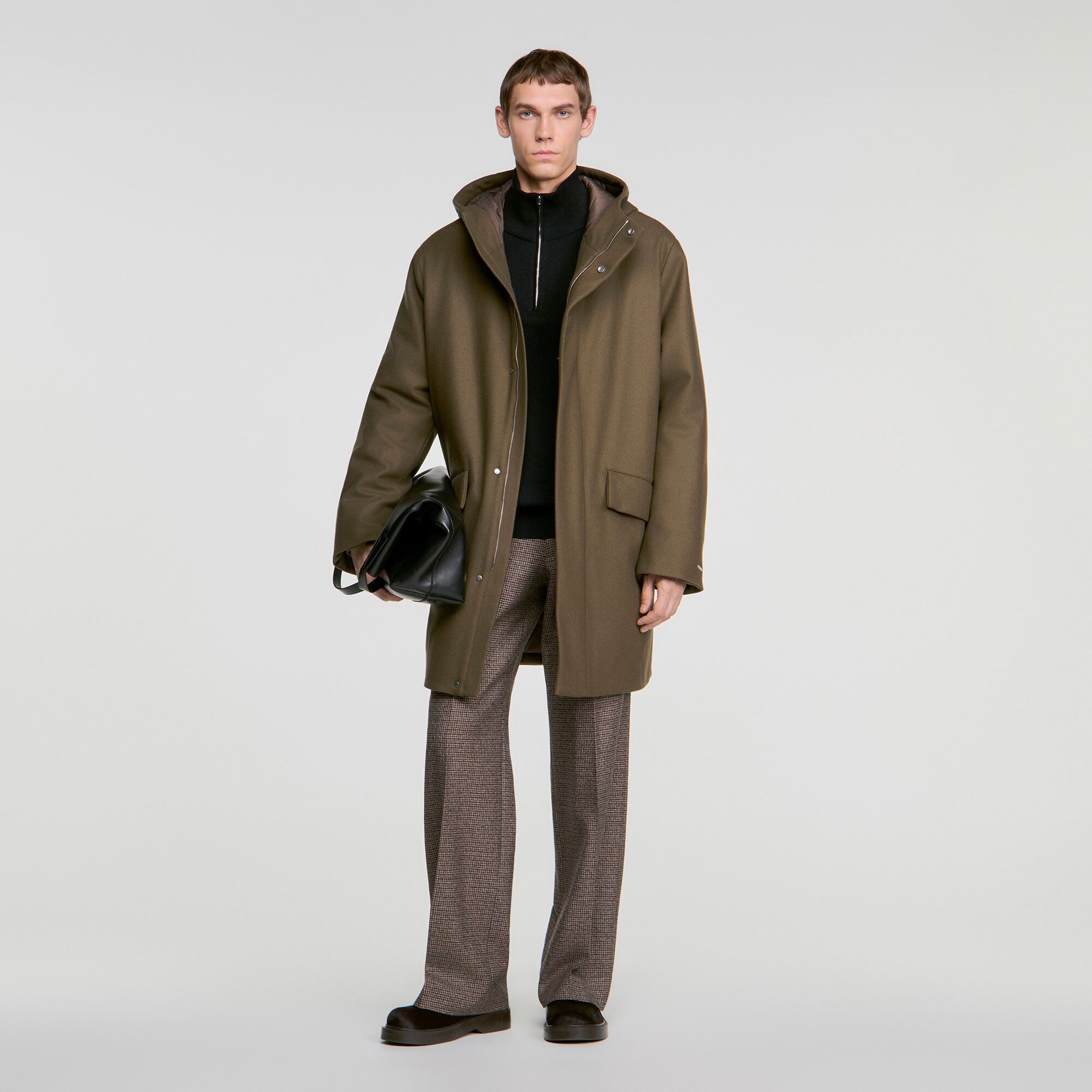 Áo parka len và cashmere