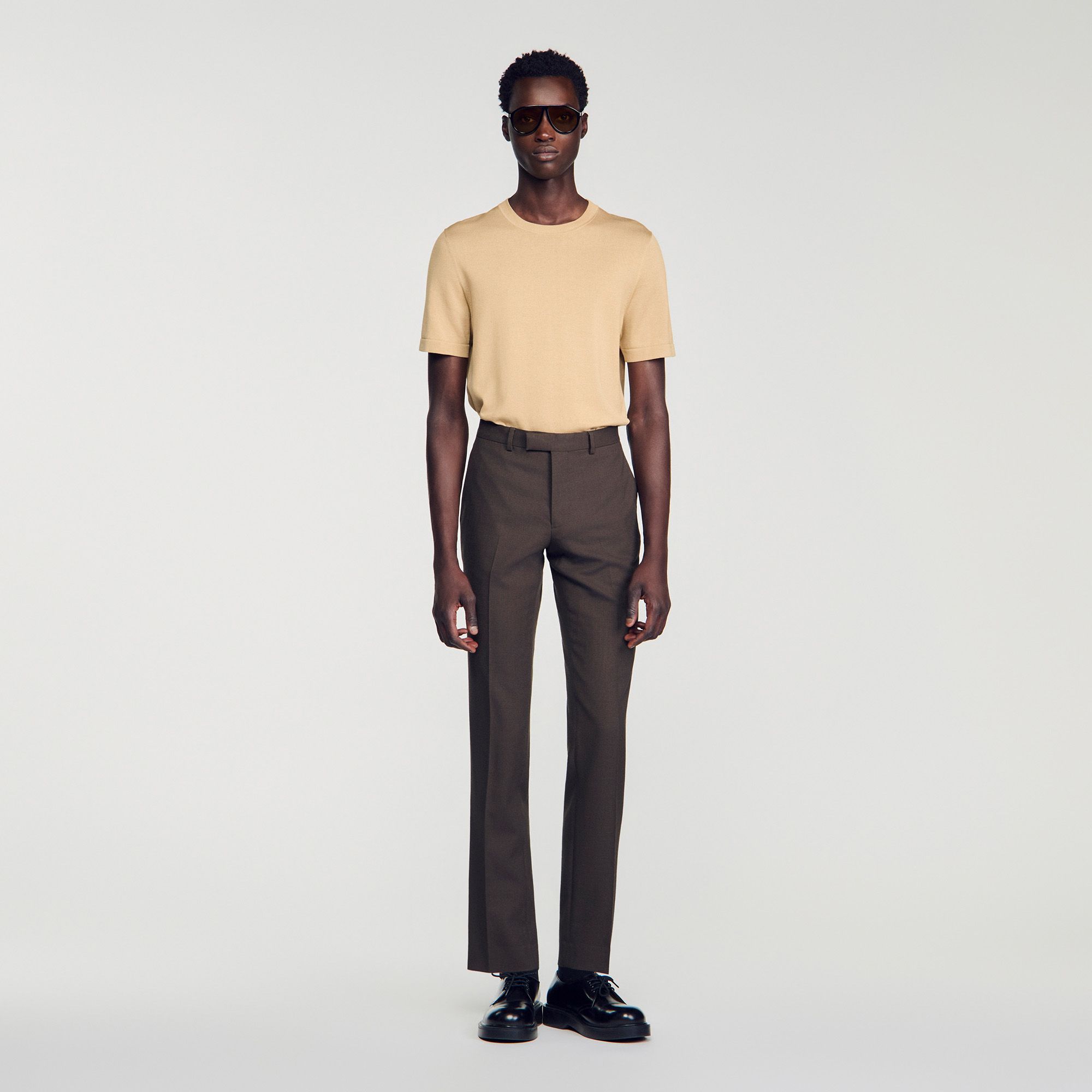 Sandro - Quần suit len
