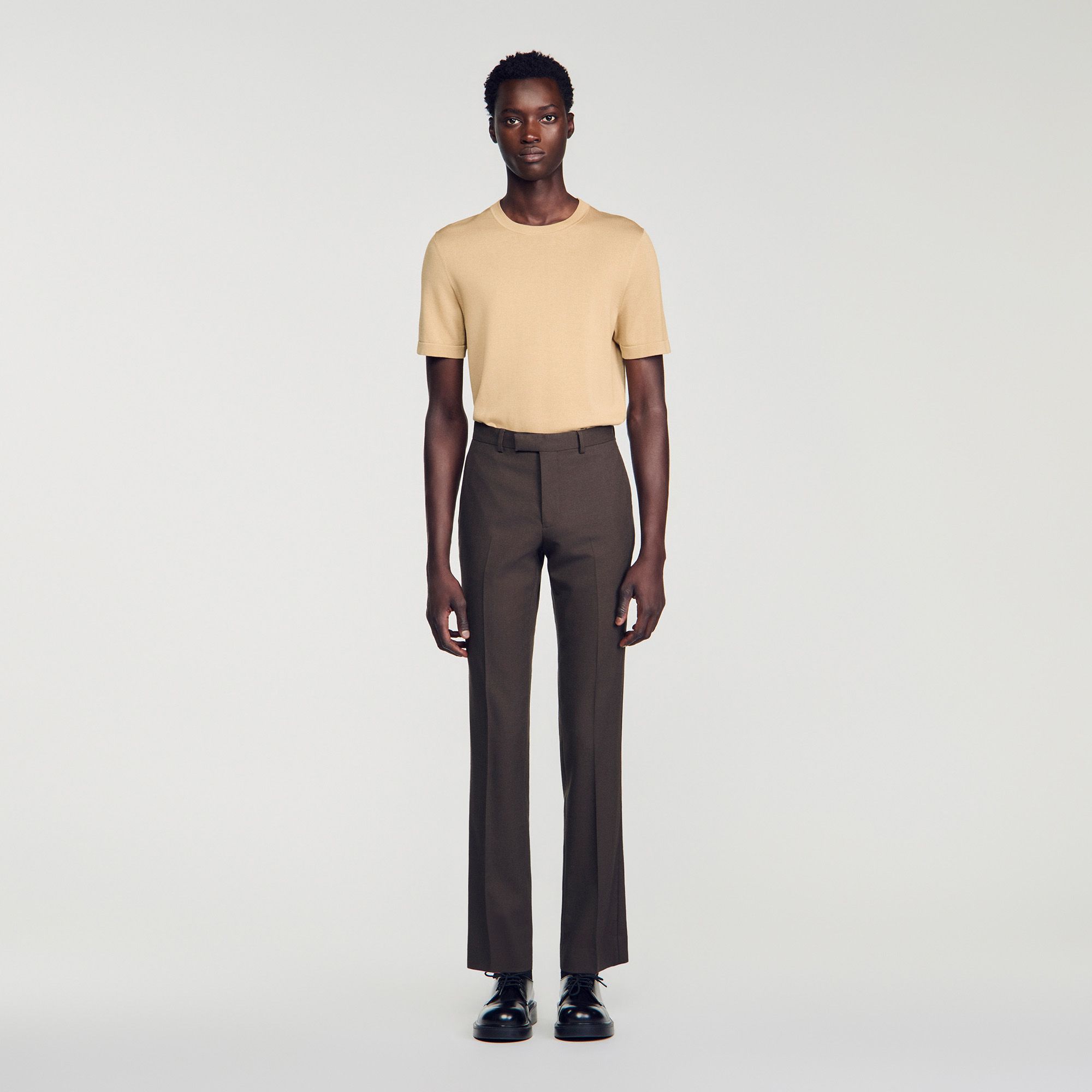 Sandro - Quần suit len