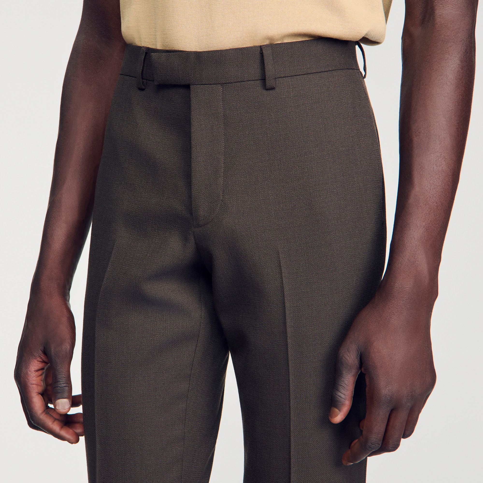 Sandro - Quần suit len
