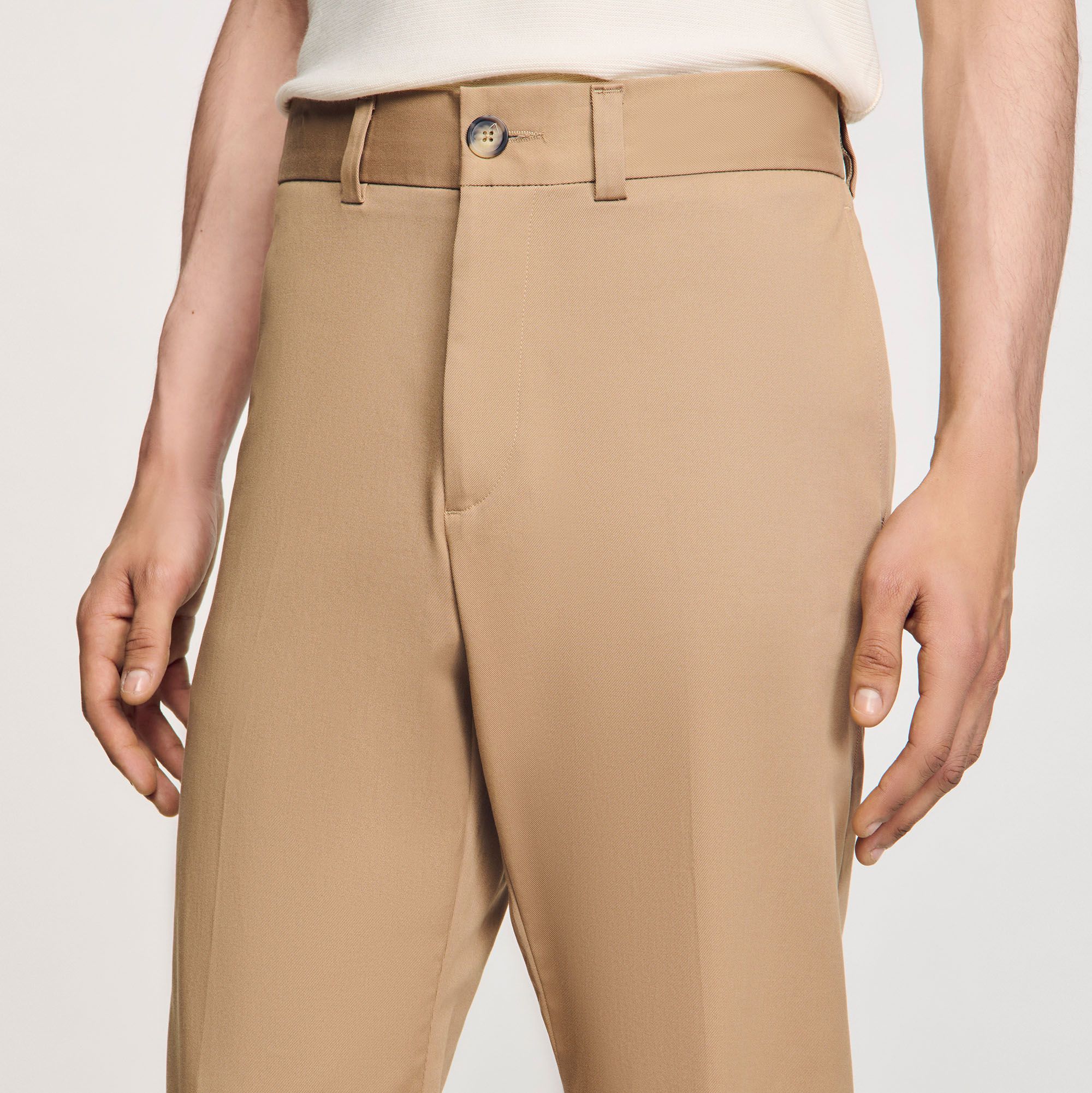 Sandro - Quần chinos ống suông