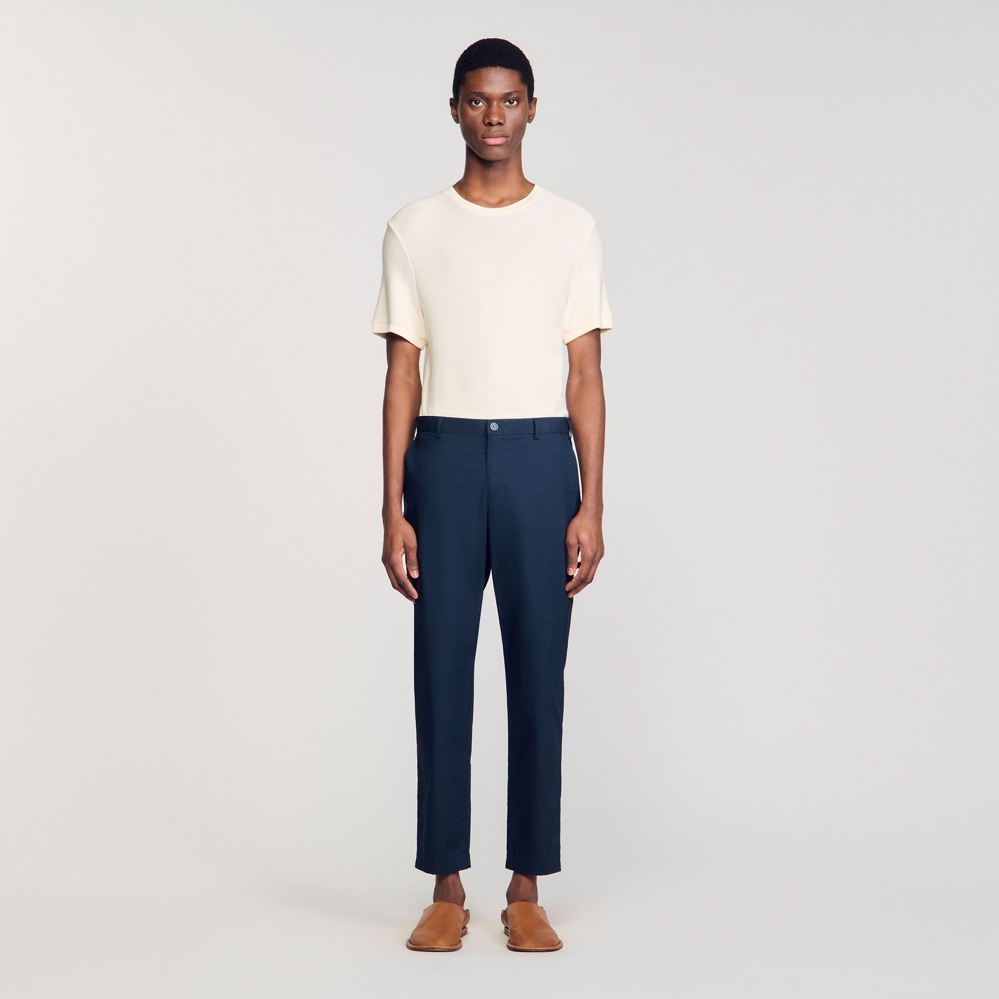 Sandro - Quần âu cotton