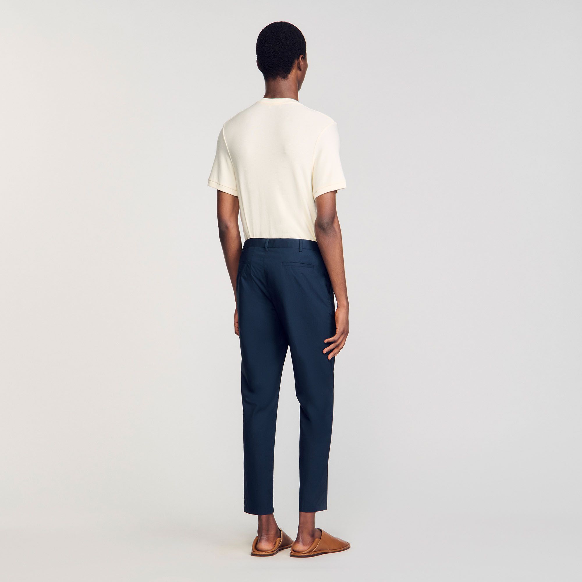 Sandro - Quần âu cotton