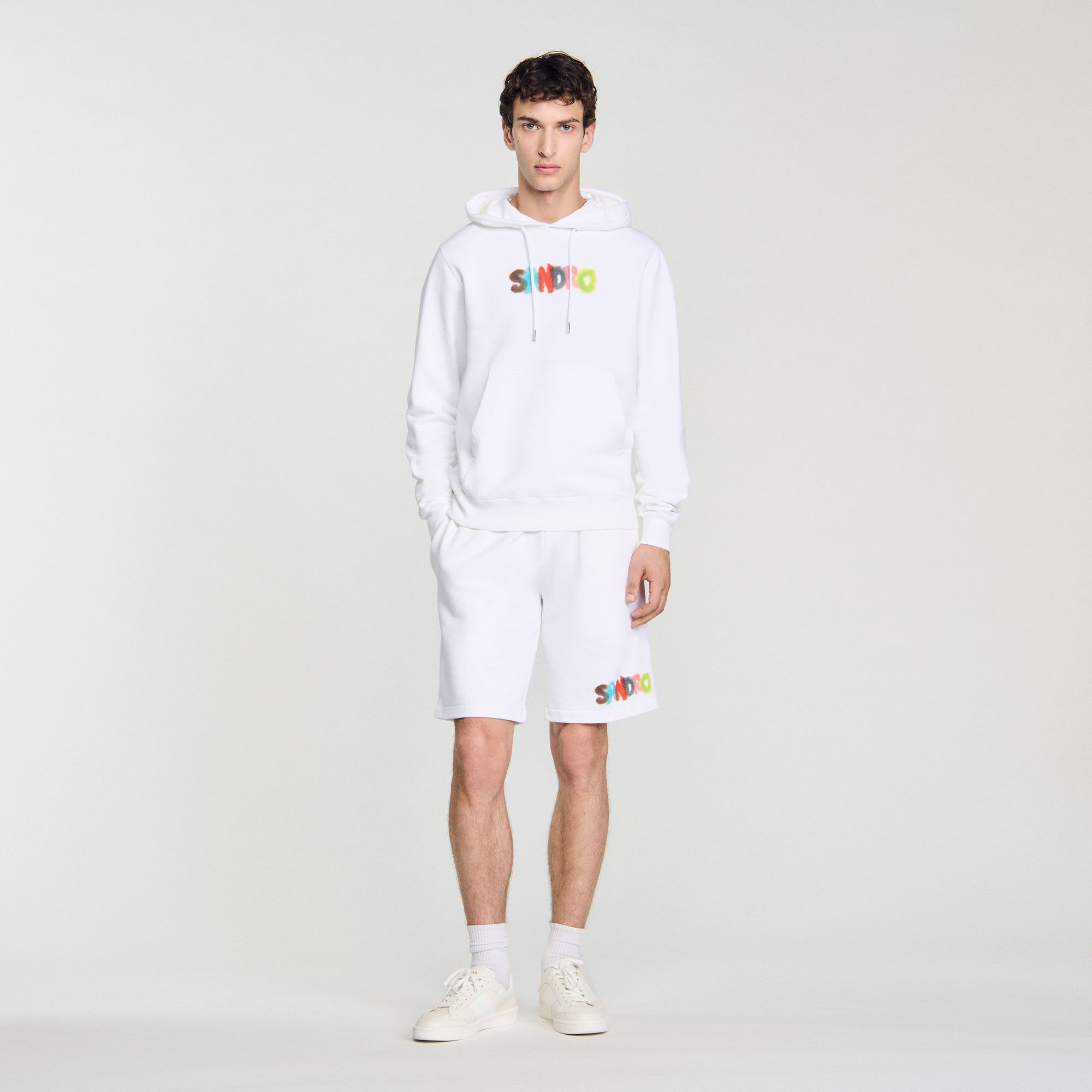 Sandro - Áo hoodie Wild Animals