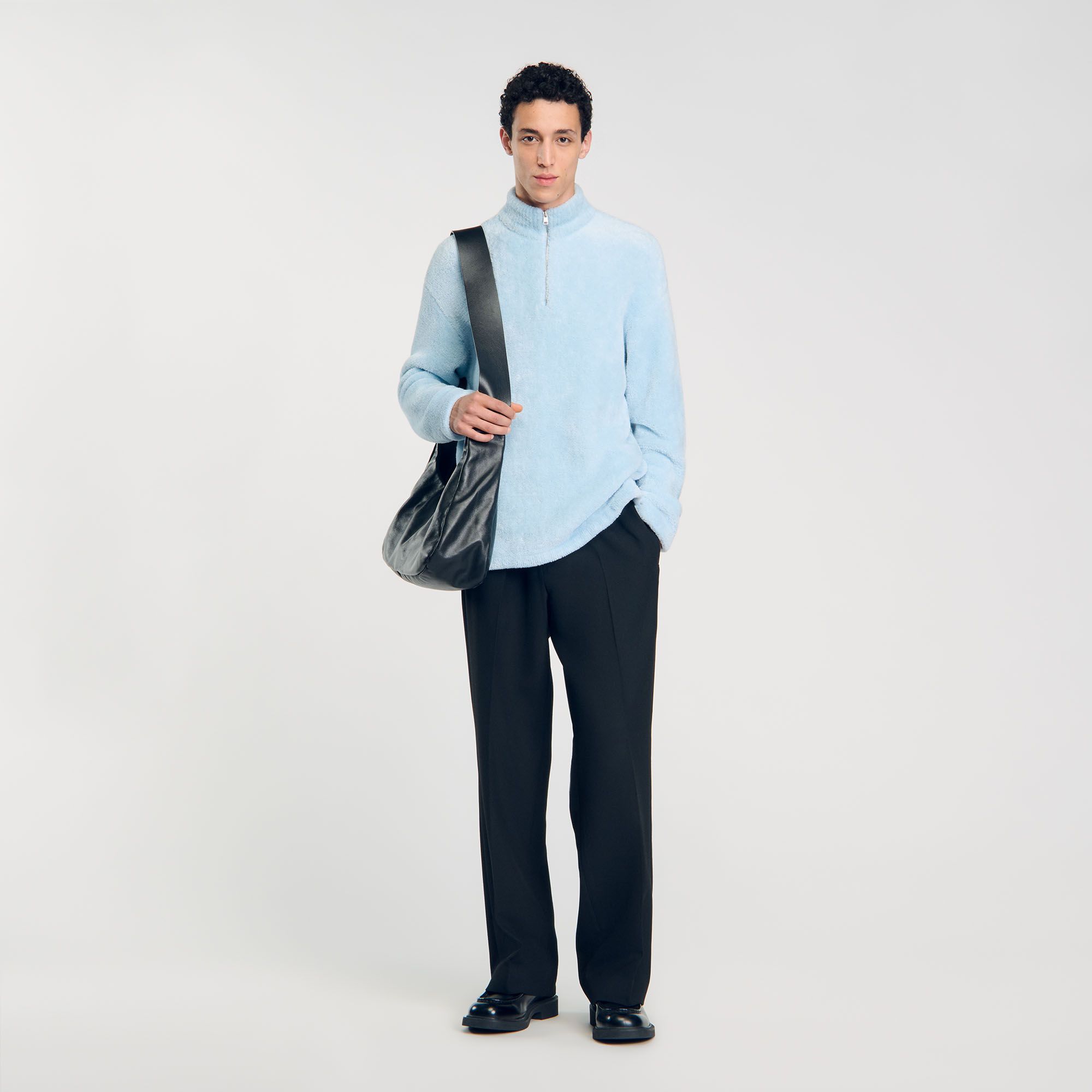 Sandro - Áo len lông cao cổ