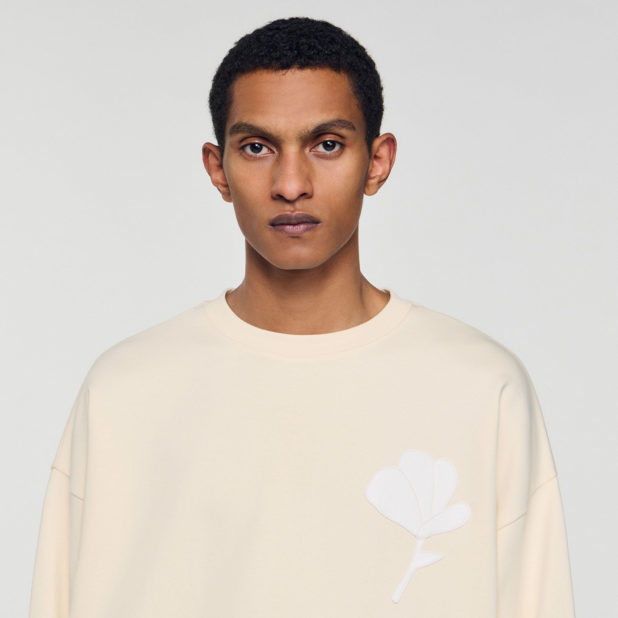 Sandro - Áo sweatshirt đính hoa