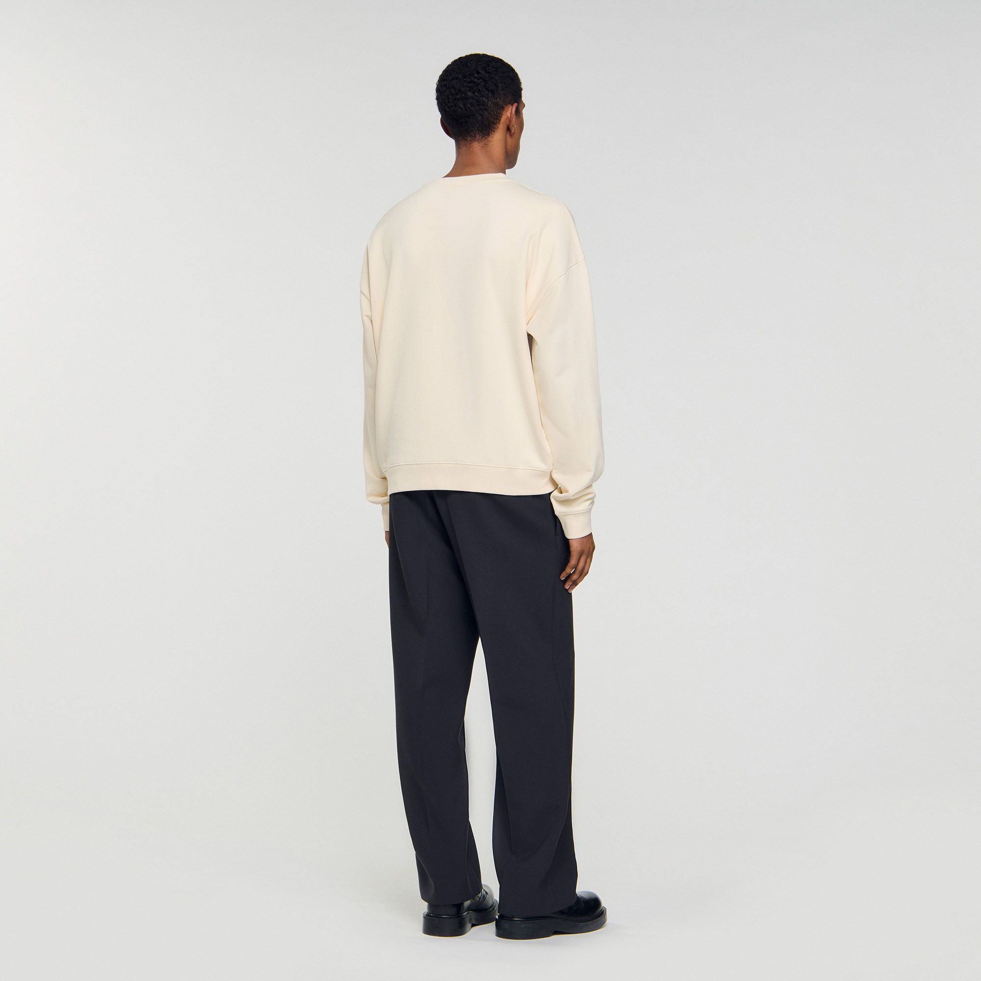 Sandro - Áo sweatshirt đính hoa