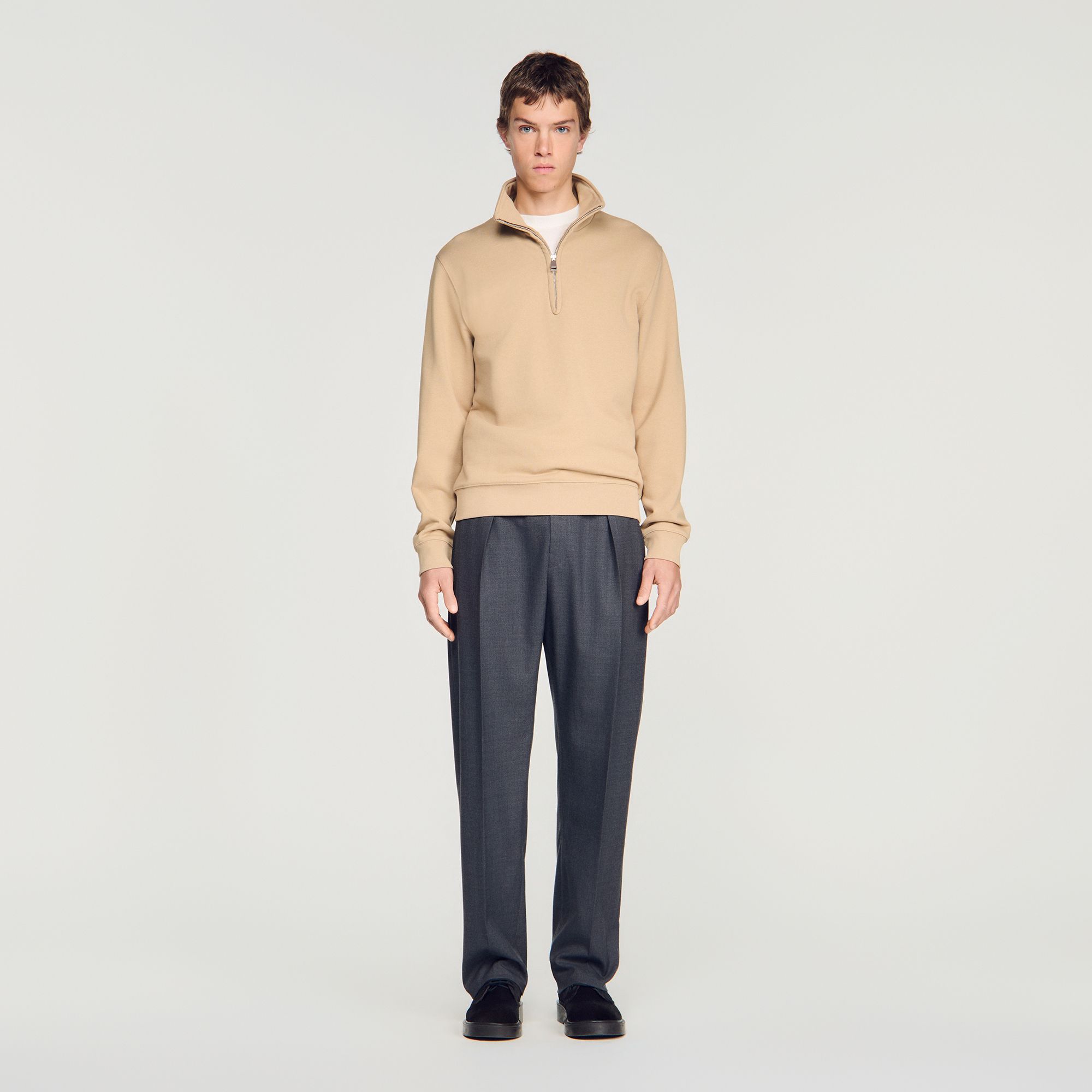Sandro - Áo sweatshirt cotton