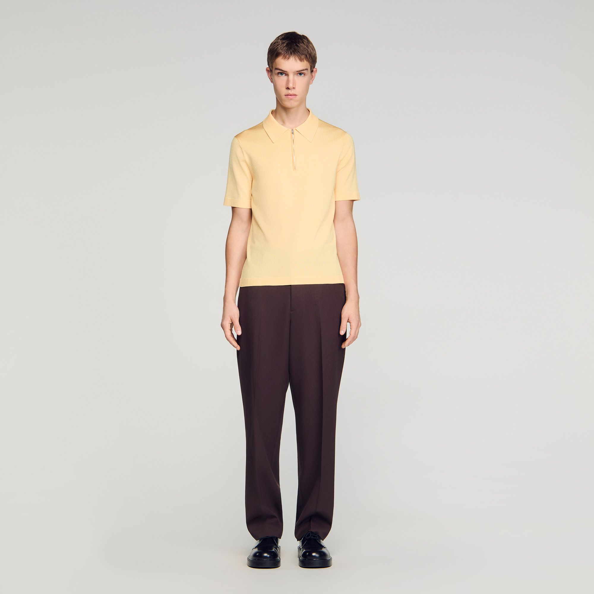 Sandro - Áo polo dệt kim