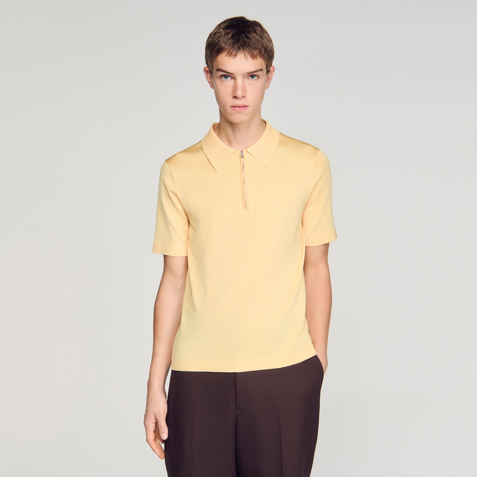 Sandro - Áo polo dệt kim