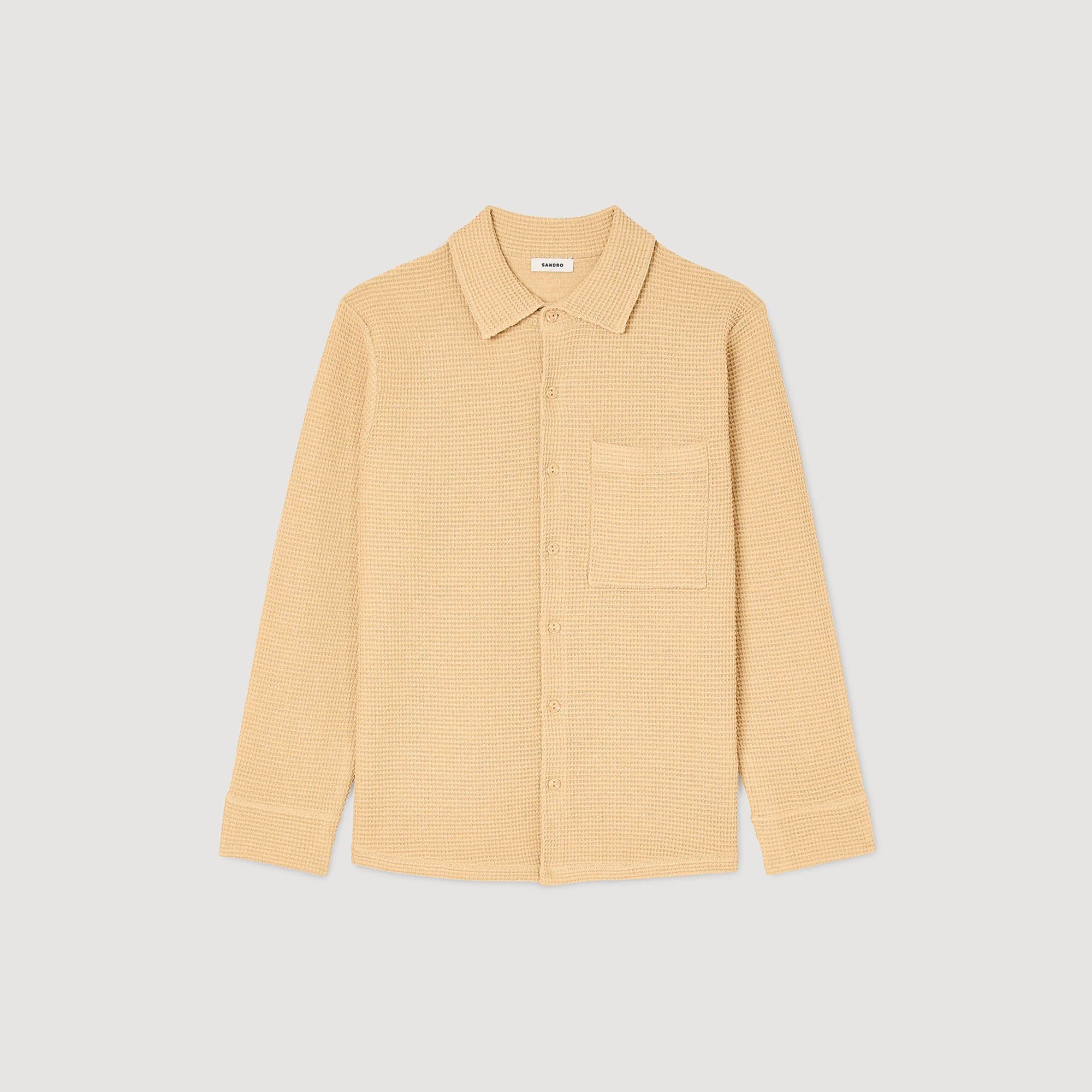 Áo sơ mi dệt kim oversize