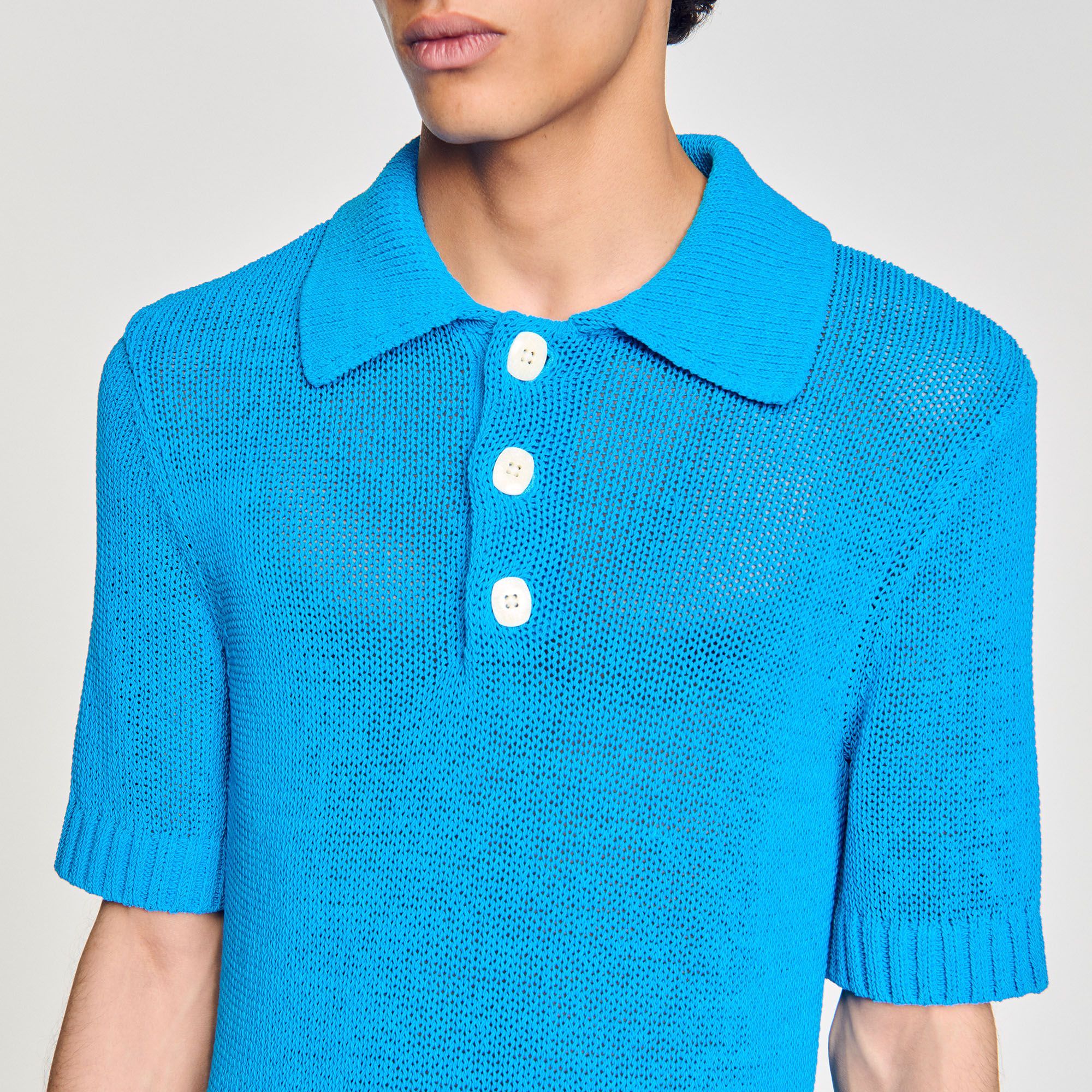 Sandro - Áo polo dệt kim