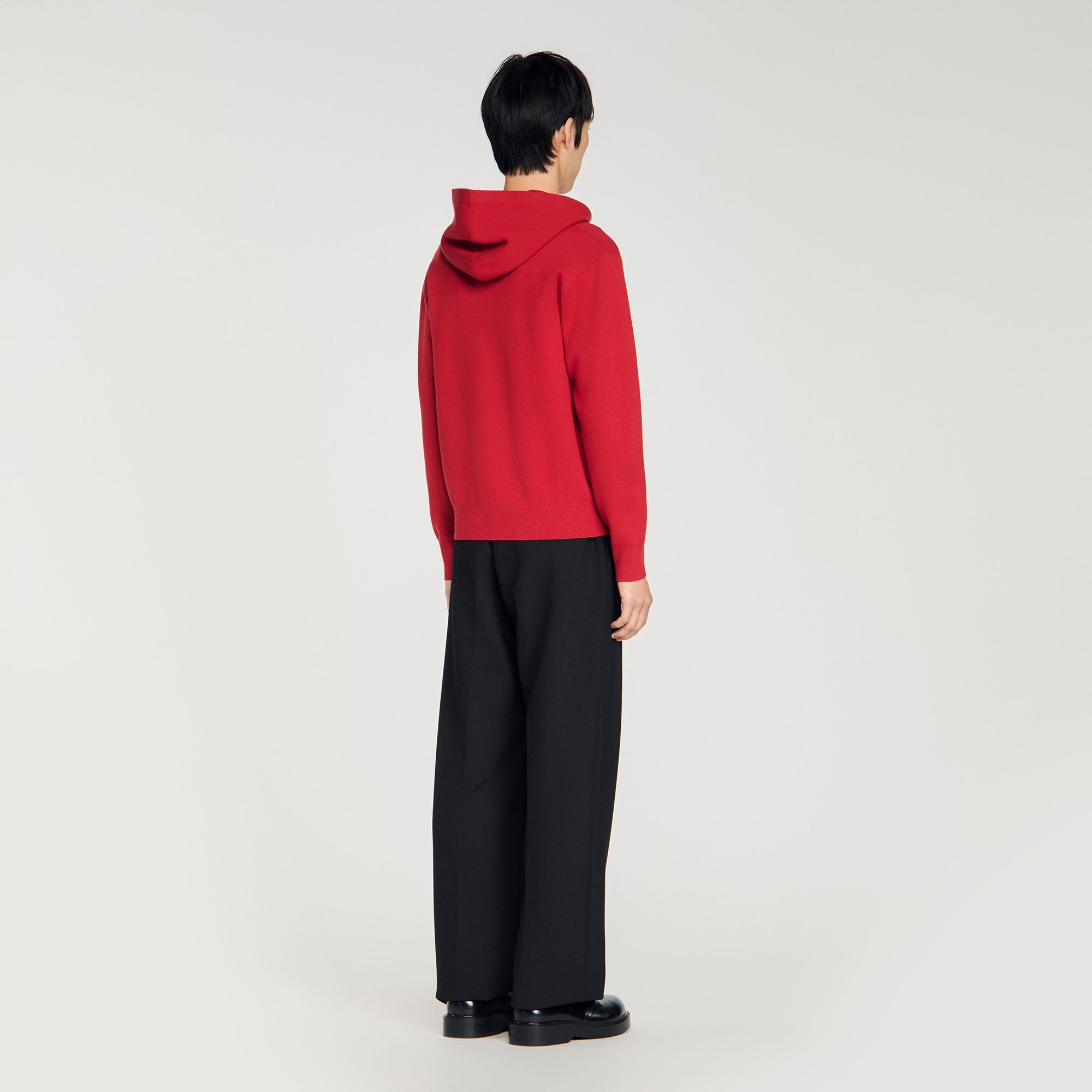Sandro - Áo khoác cardigan có khóa kéo