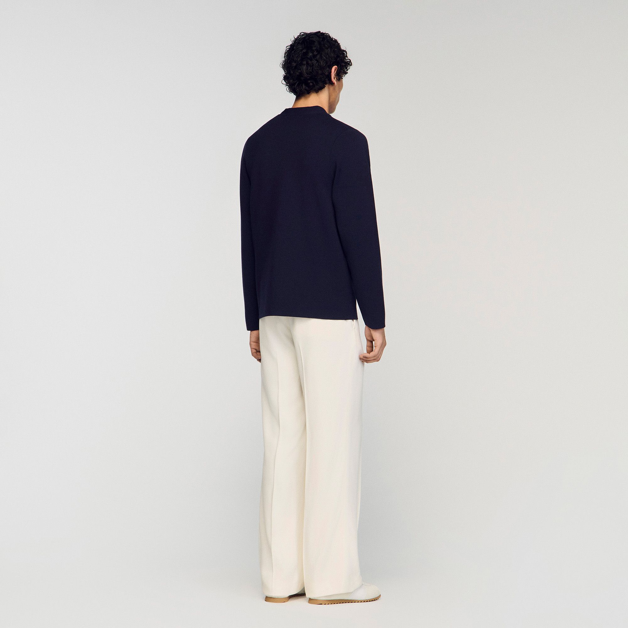 Sandro - Cardigan hoa crochet