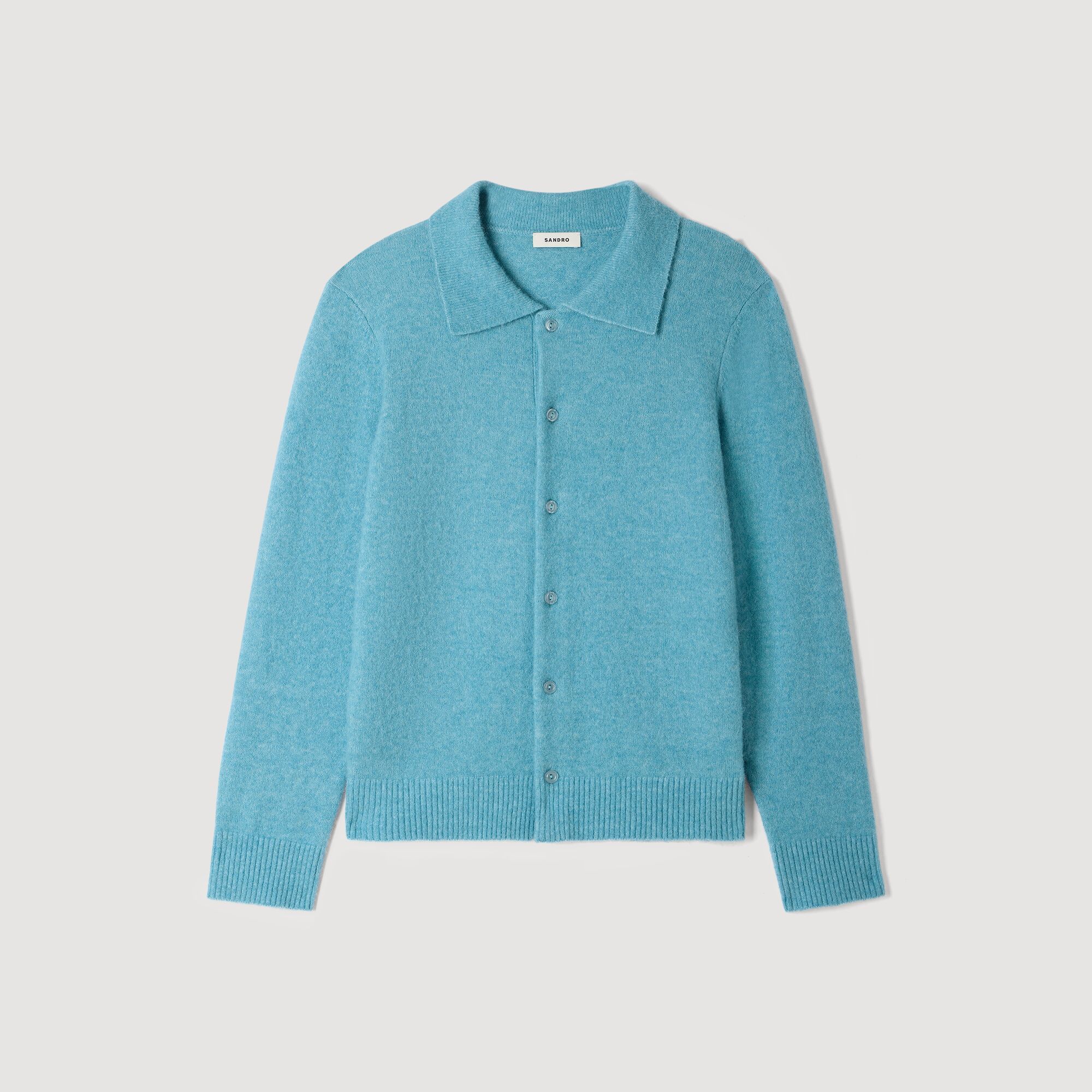 Áo cardigan len alpaca và len