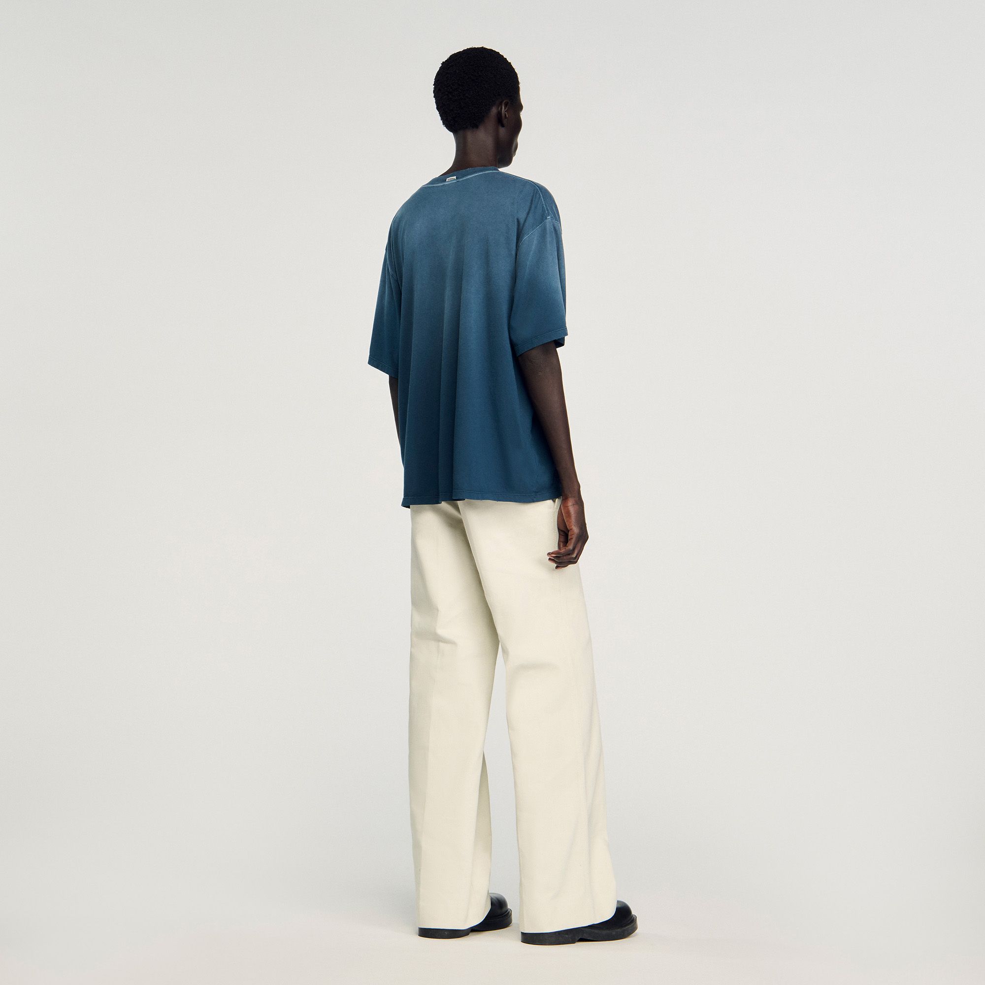Sandro - Áo phông cotton oversize