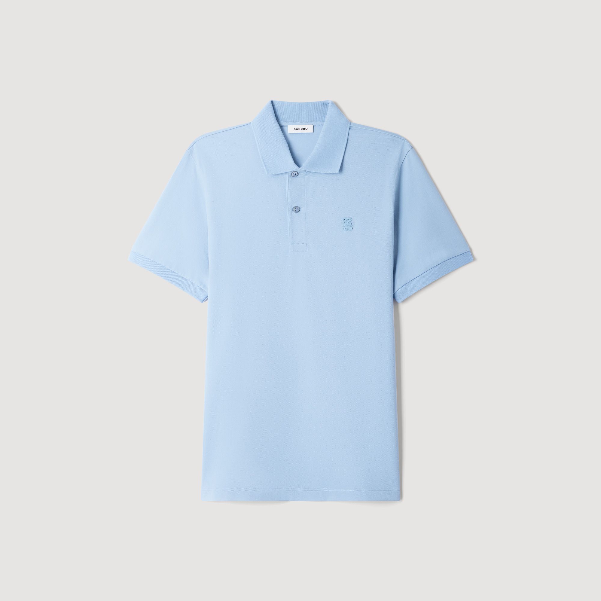Áo polo cotton phối logo