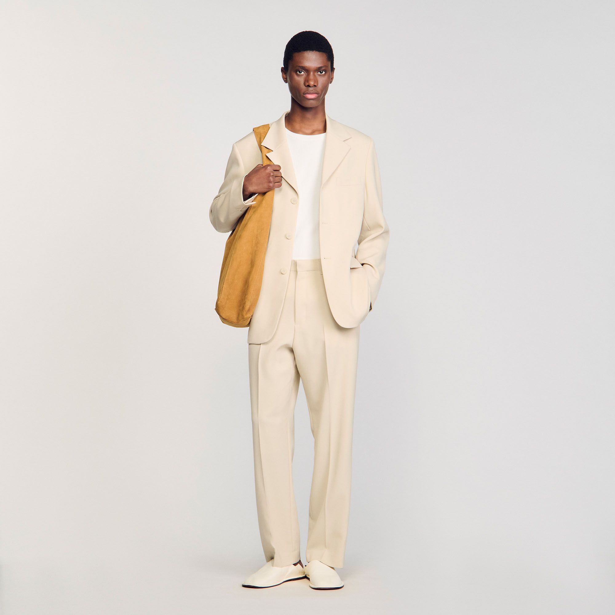 Sandro - Áo khoác len oversize