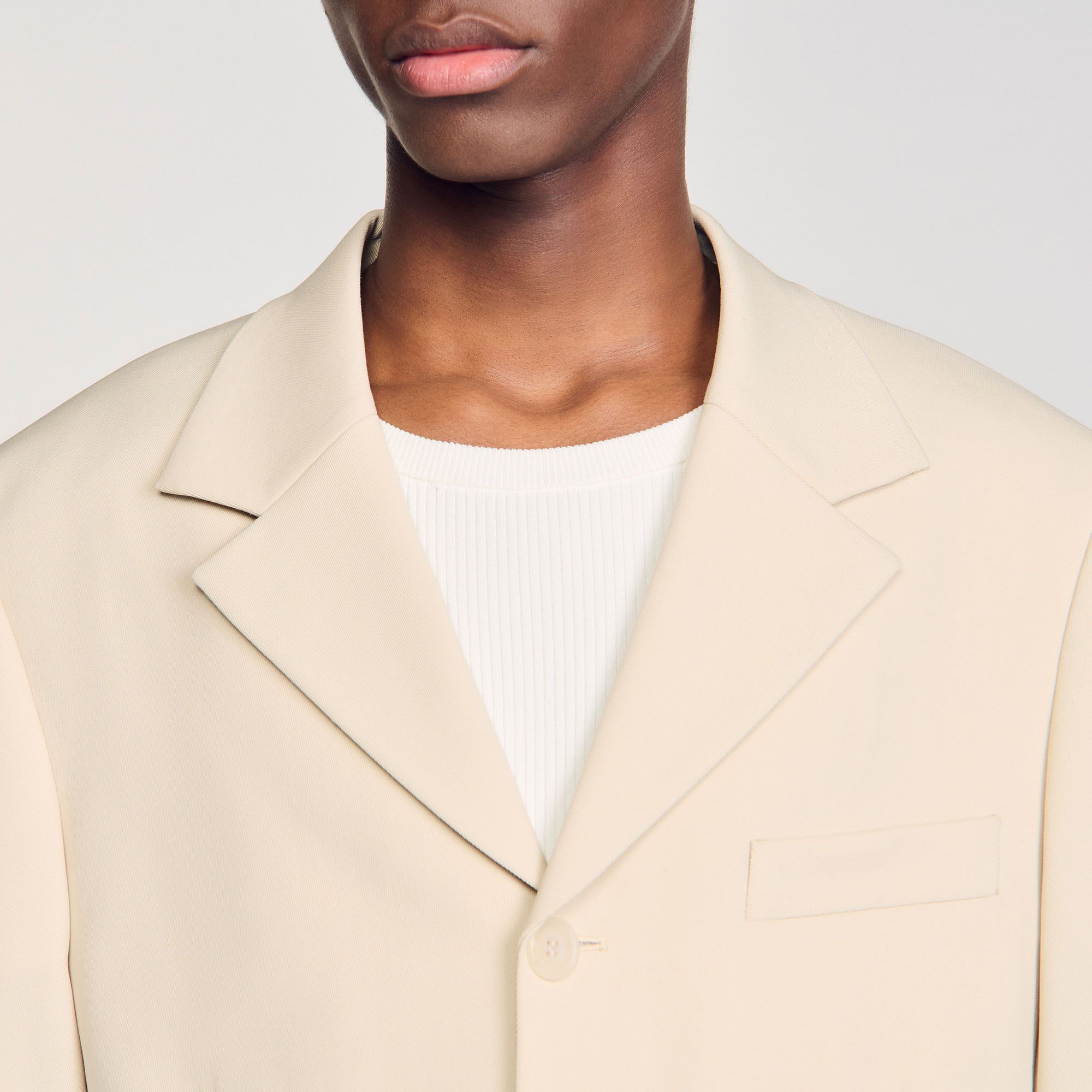 Sandro - Áo khoác len oversize
