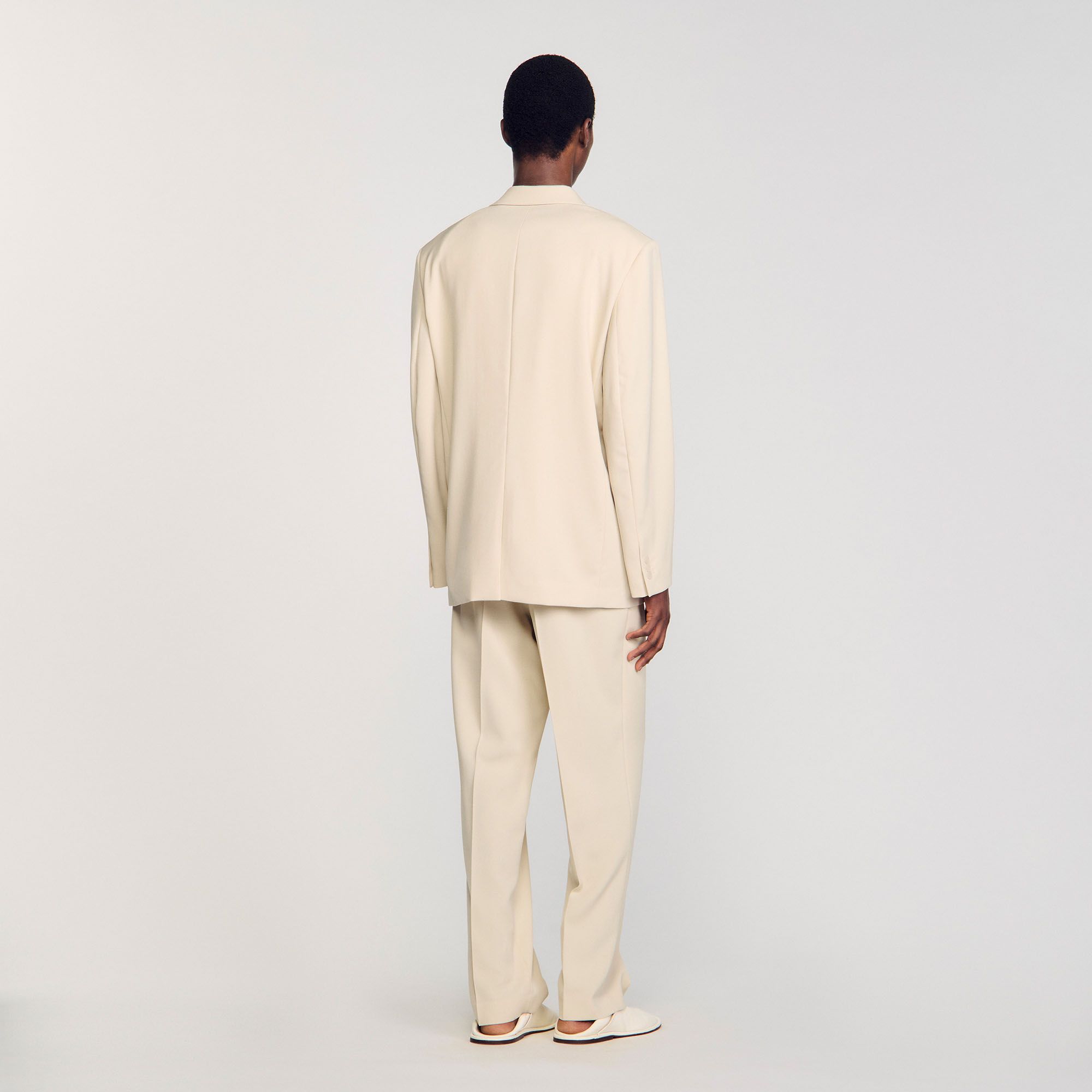Sandro - Áo khoác len oversize