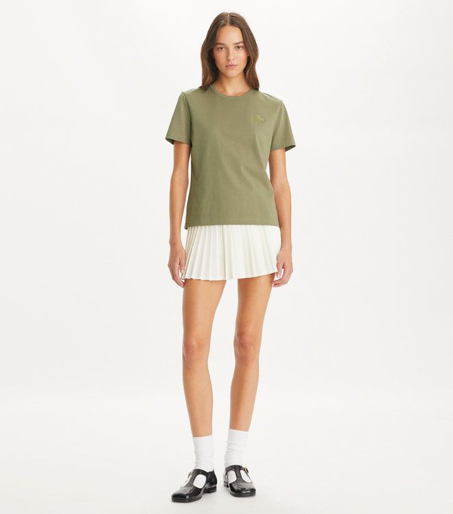 Tory Burch - Áo Embellished Logo Cotton Jersey T-Shirt