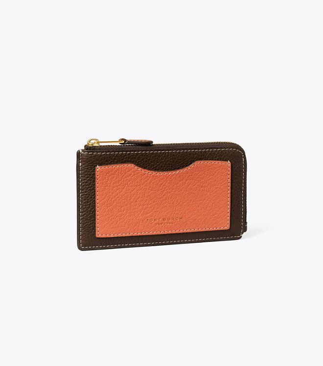 Tory Burch - Ví Color-Block Zip Card Case