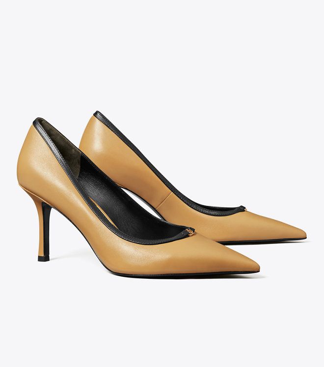 Giày Double T Buckle Pump 80Mm