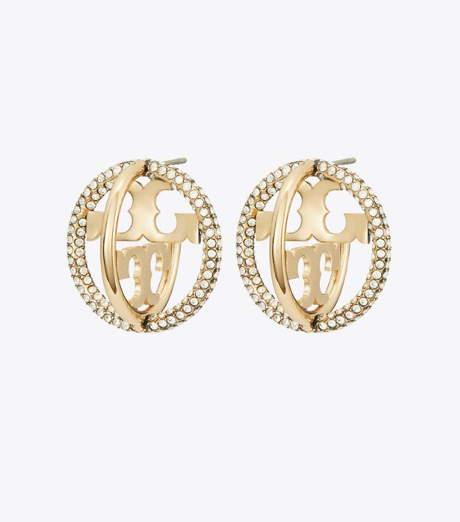 Tory Burch - Khuyên tai Miller Pave Multi Hoop
