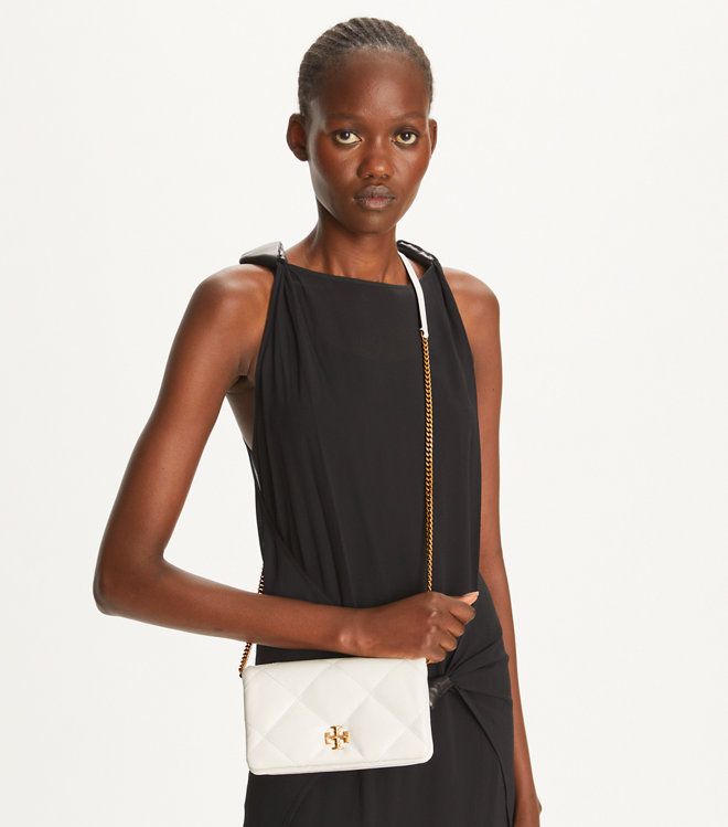 Tory Burch - Ví Kira Diamond Quilt kèm dây xích