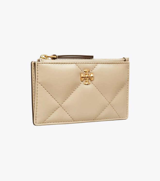 Tory Burch - Case đựng thẻ Kira Diamond Quilt Zip
