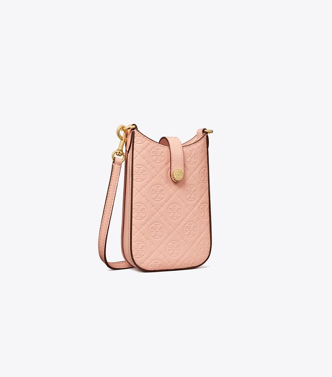 Túi T Monogram Leather Phone Crossbody