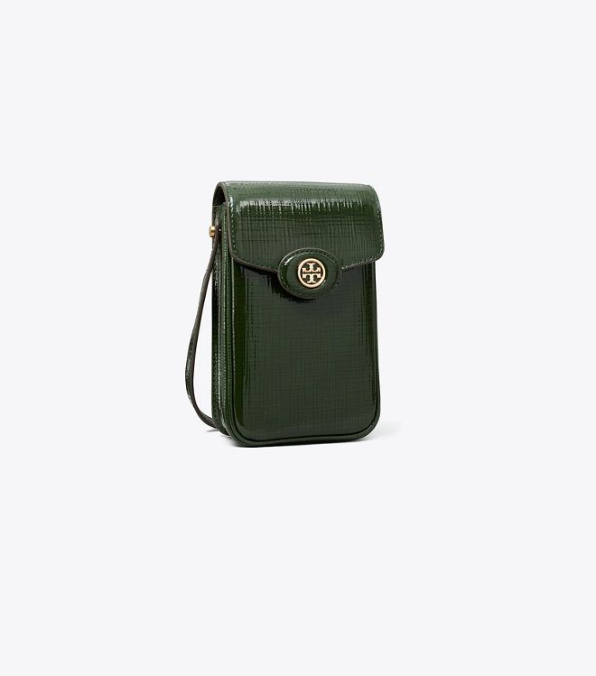 Tory Burch - Túi Robinson Crosshatched Phone Crossbody