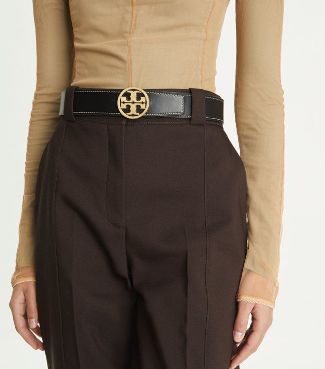 Tory Burch - Thắt lưng 1.5" Miller Smooth Reversible