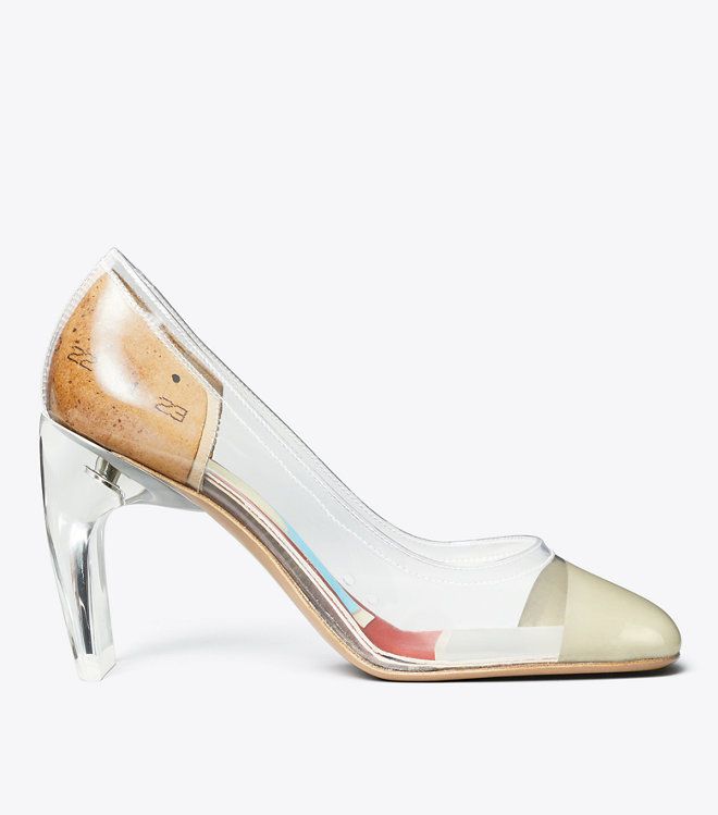 Tory Burch - Giày Clear Pump 90Mm Clear