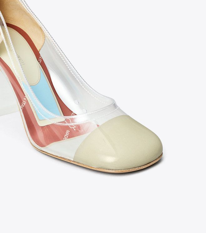 Tory Burch - Giày Clear Pump 90Mm Clear