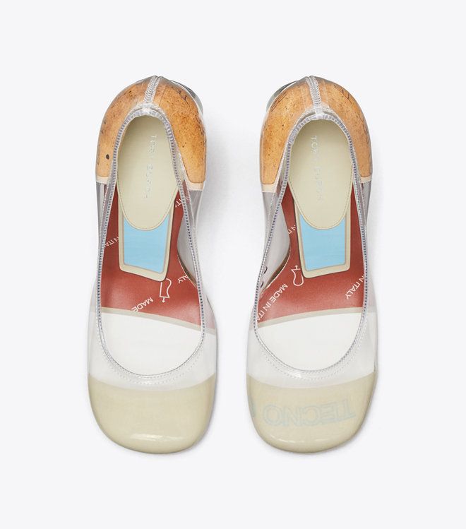 Tory Burch - Giày Clear Pump 90Mm Clear