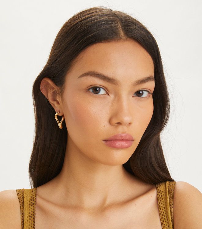 Tory Burch - Khuyên tai Wishbone