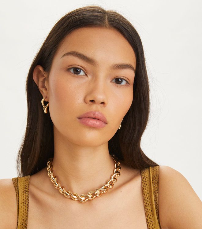 Tory Burch - Khuyên tai Wishbone