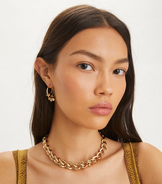 Tory Burch - Khuyên tai Kira Clover Hoop
