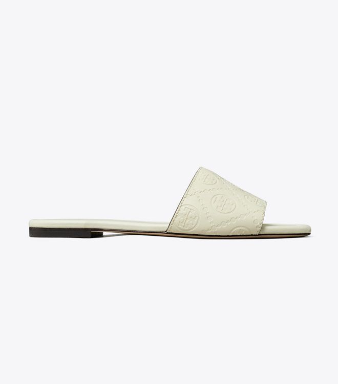 Tory Burch - Dép T Monogram Embossed Slide