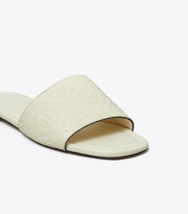 Tory Burch - Dép T Monogram Embossed Slide