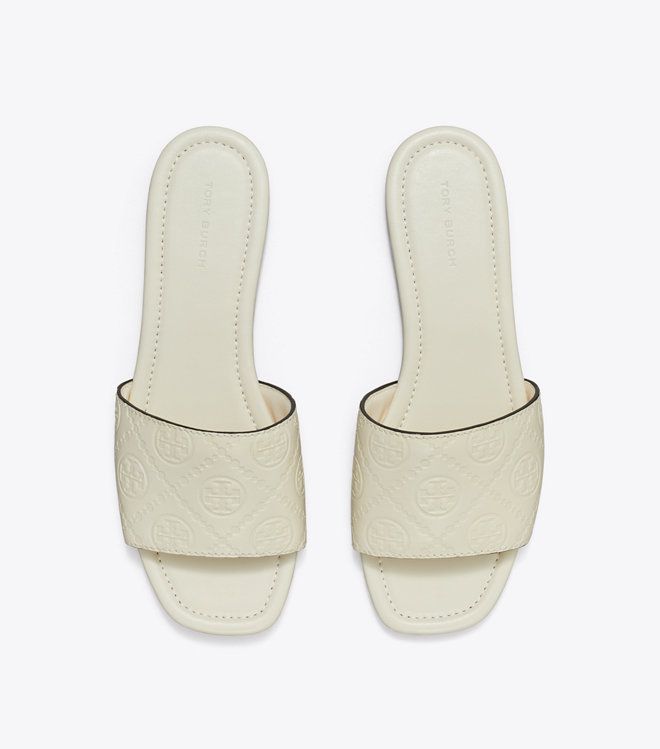 Tory Burch - Dép T Monogram Embossed Slide