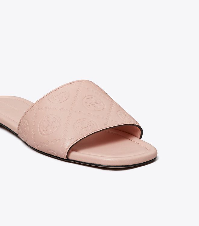 Tory Burch - Dép T Monogram Embossed Slide