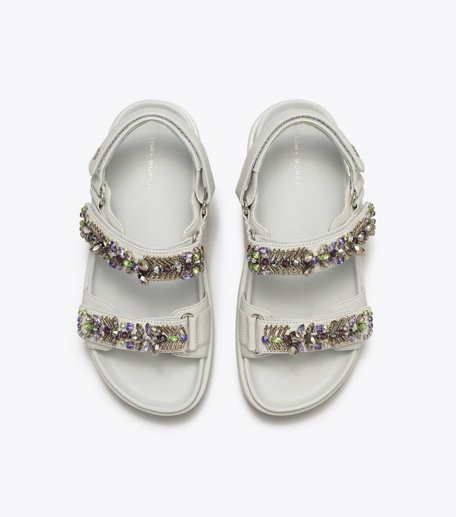Tory Burch - Giày Kira Embellished Sport Sandal
