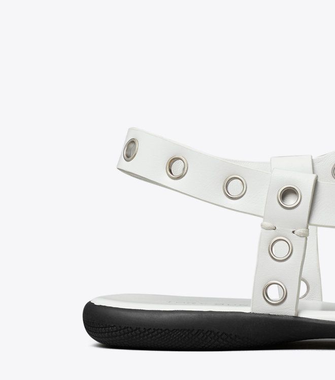 Tory Burch - Giày Eyelet Toe Ring Sandal