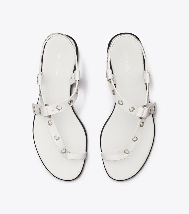 Tory Burch - Giày Eyelet Toe Ring Sandal