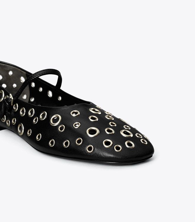 Tory Burch - Giày Eyelet Mary Jane Ballet