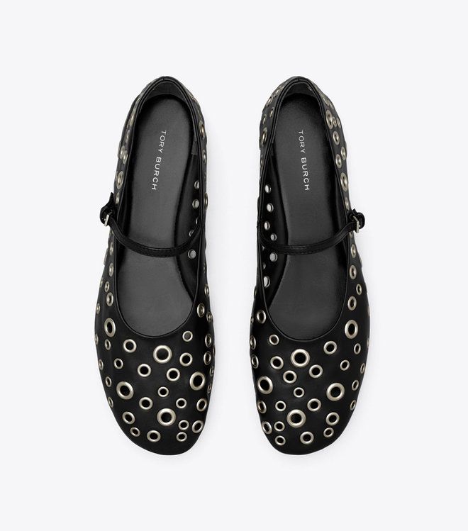 Tory Burch - Giày Eyelet Mary Jane Ballet