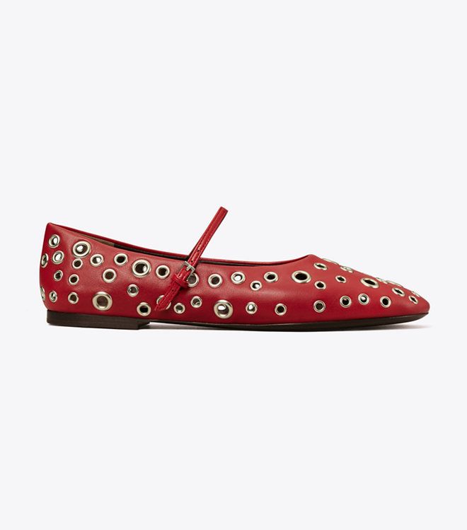 Tory Burch - Giày Eyelet Mary Jane Ballet