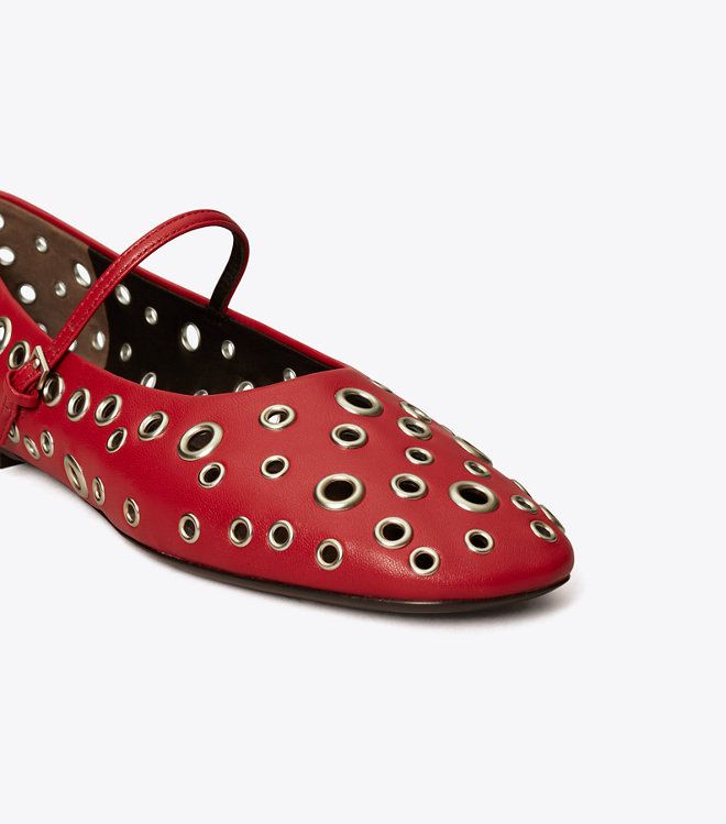 Tory Burch - Giày Eyelet Mary Jane Ballet